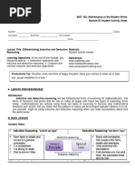 SAS03 MAT 152 Inductive and Deductive