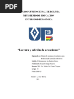 Lectura y Edición de Ecuaciones