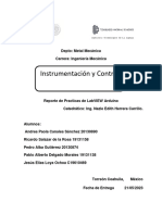 Reporte de Practicas Arduino Lab View Andrea Canales