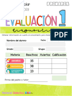 EV. DIAGNÓSTICA 1 PRIMARIA Material Didáctico 