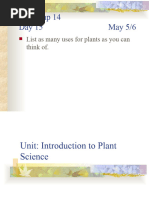 Intro To Plants