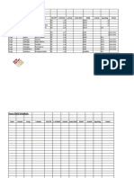 Simple Field Planting Records Template