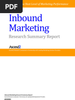 Inbound Marketing Research Summary Report