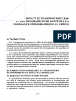 Impact Du Planning Familial