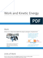 Work and Kinetic Energy