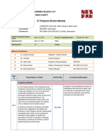 2nd Progress Review Meeting - MEETING MINUTES - 24052023