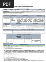 SESION DE APRENDIZAJE #4 4to La Violencia