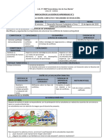 SESION DE APRENDIZAJE #3 4to Conflictos y Mecanismos de Resolución