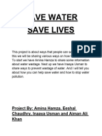 Save Water