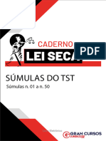 1 - Súmulas N° 01 A N° 50 - TST