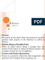 Science Chapter 8 Motion