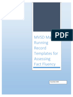 1 MVSD Math Running Record Templates For Assessing Fact Fluency-1