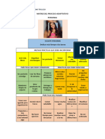 Actividad de Evaluación - Matriz Del Proceso Adaptativo