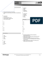 B1PLUS Review Test 3 Answer Key Higher