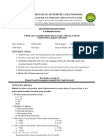 Pas Ganjil Matematika Kelas 3 Ta 2021-2022