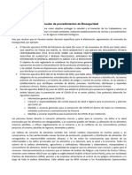 Manuales de Procedimientos de Bioseguridad