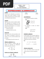 Expresiones Algebraicas