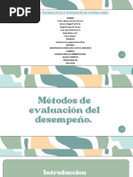 Evaluacion de Desempeño y Metodos de Evaluacion