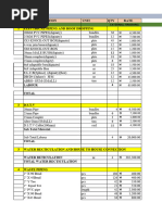 DISCOUNTED BILL OF 4UNITS TERRACE CONSTRUCTION TO SEMI FINISHING Bill 1