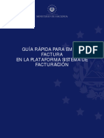 Guia Rápida Emitir Una Factura en La Plataforma Sistema de Facturación