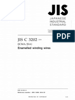 JIS C 3202-2014 - Enamelled Winding Wires