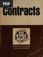 Contracts in A Nutshell - Schaber