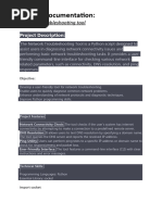 Network Troubleshooting Tool