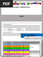 Examen Quinto Junio.