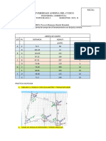 Examen Poligonal Con Brujula. 2022-Ii. Uac