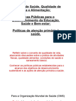 Conceito de Saúde, Qualidade de Vida e (Salvo Automaticamente)