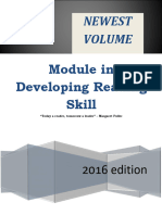 Module in Developing Reading Skill IV BS