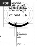 Carlos Lomas Andres Osoro y Amparo Tuson Ciencias Del Lenguaje Competencia Comunicativa y Enseanza de La Lengua