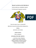 Universidad Nacional de Trujillo: Tema