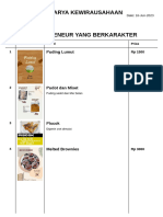 Gelar Karya Kewirausahaan P5Ppra Enterpreneur Yang Berkarakter