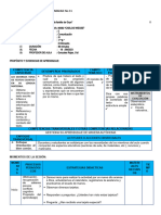 Sesion de Aprendizaje Leemos Un Cuento La Familia de Goyo