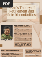 Kuan's Theory of Retirement and Role Discontinuities