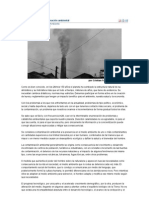 El Problema de La Contaminación Ambiental