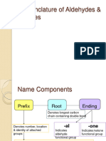 Nomenclature of Aldehydes & Ketones