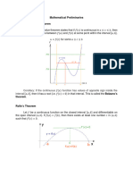 Power Series and Theorems