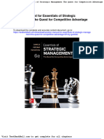 Solution Manual For Essentials of Strategic Management The Quest For Competitive Advantage 6th by Gamble