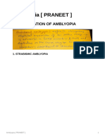 Amblyopia PRANEET