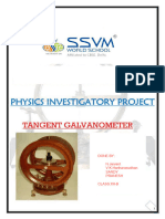 Tangent Galvanometer