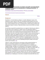 The Concomitant Administration of Systemic Amoxicillin and Metronidazole Compared To Scaling and Root Planing Alone in Treating Periodontitis