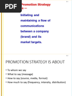 Strategic Promotion