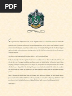 Slytherin Welcome