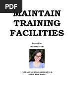 MAINTAIN-TRAINING-FACILITIES-Renaiza Sadjari