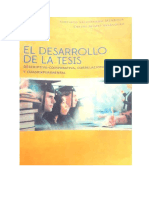 El Desarrollo de La Tesis-Santiago Valderrama Mendoza