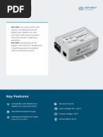 Injecteur Ac DC Avec Protection La Foudre Idu Cpe Conception Interne