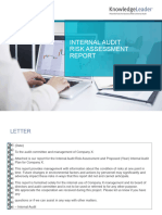 Internal Audit Risk Assessment Report