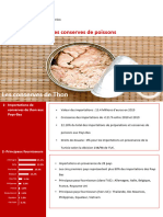 Fiche Produit-Conserves de Poissons